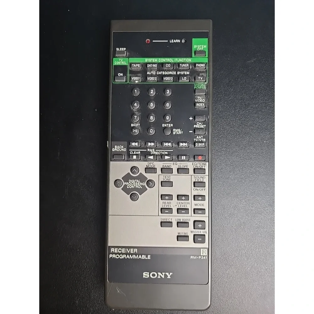 Sony RM-P341 Audio Receiver Remote‎ for STRD1015 STRDE1015G STRGX9